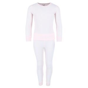 Rene Rofe Girl's Waffle Thermal Long Underwear 2-Piece Set